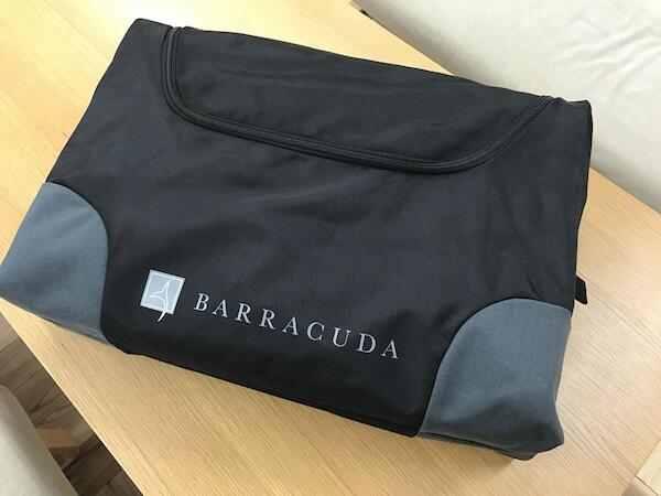 キャリーケースの「Barracuda」が届いたの写真と一緒にレポート