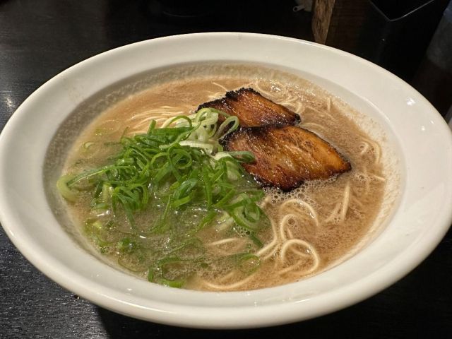 博多ラーメン「将丸」さんでの３次会のラーメン