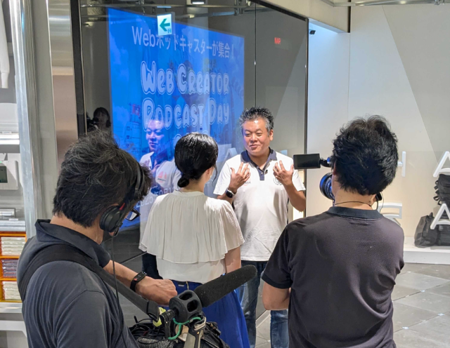 名村、テレビ東京さんの取材を受けました。