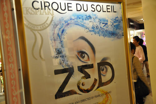 CIRQUE DU SOLEIL(シルク・ドゥ・ソレイユ)のZED(ゼッド)!