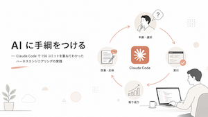 AIに手綱をつける——Claude Code で 150 コミットを重ねてわかったハーネスエンジニアリングの実践