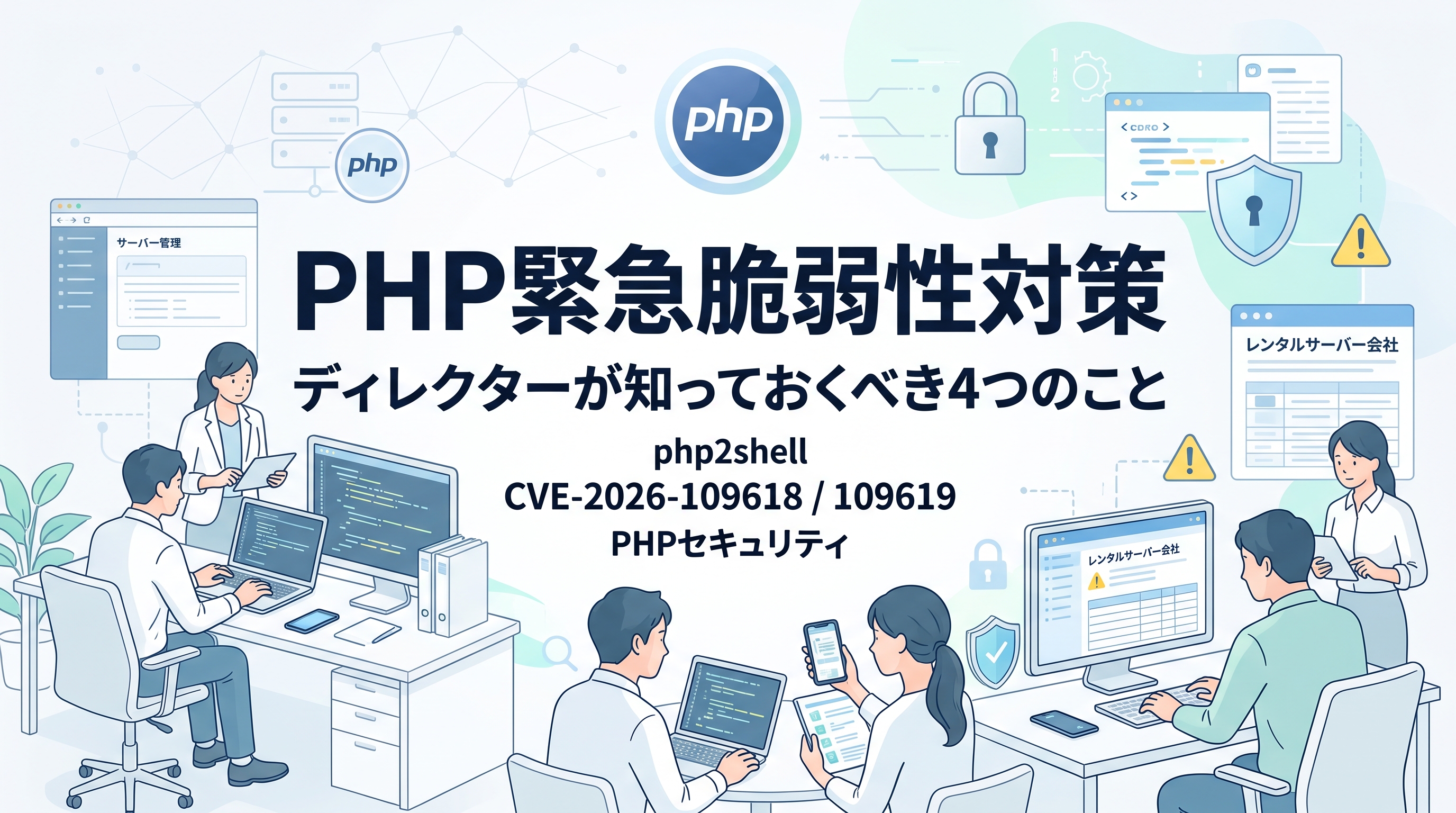 「うちは大丈夫」が通用しない―php2shellから考える、ディレクターの初動と平時の備え | Webディレクション | Webディレクションやってます blog
