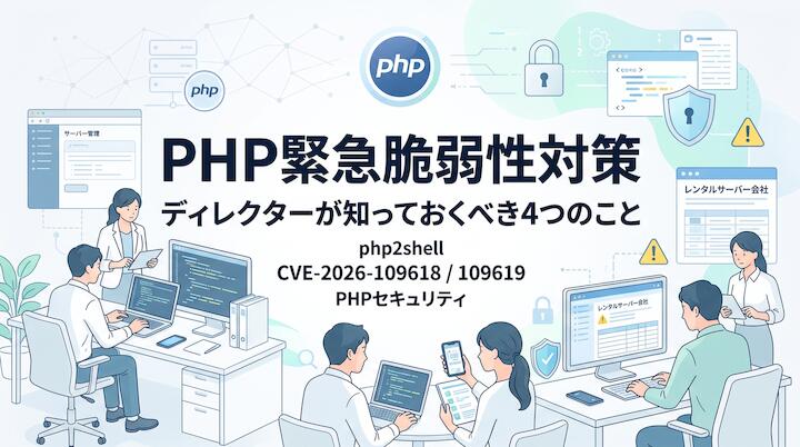 「うちは大丈夫」が通用しない――php2shellから考える、ディレクターの初動と平時の備え